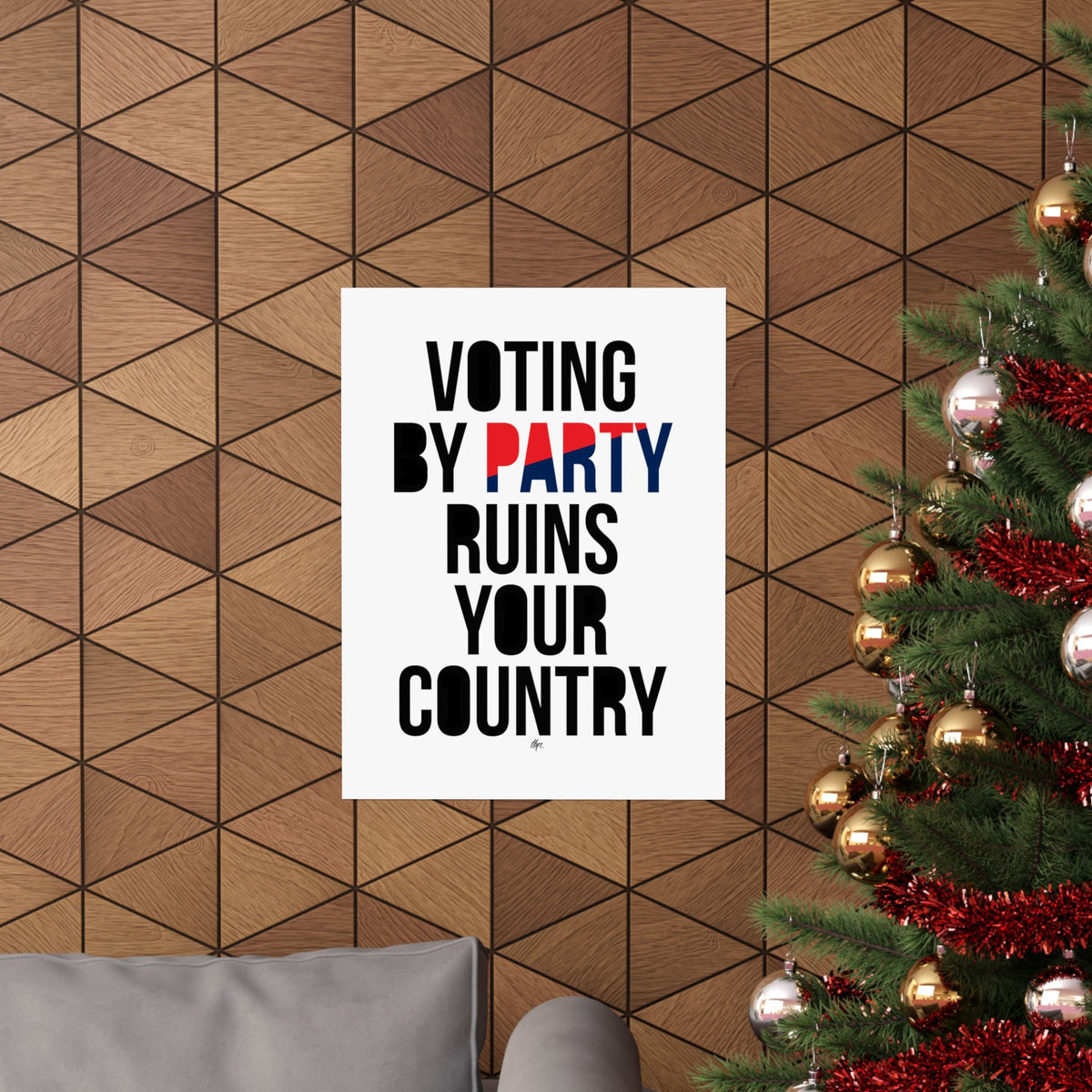 Voting by Party Poster