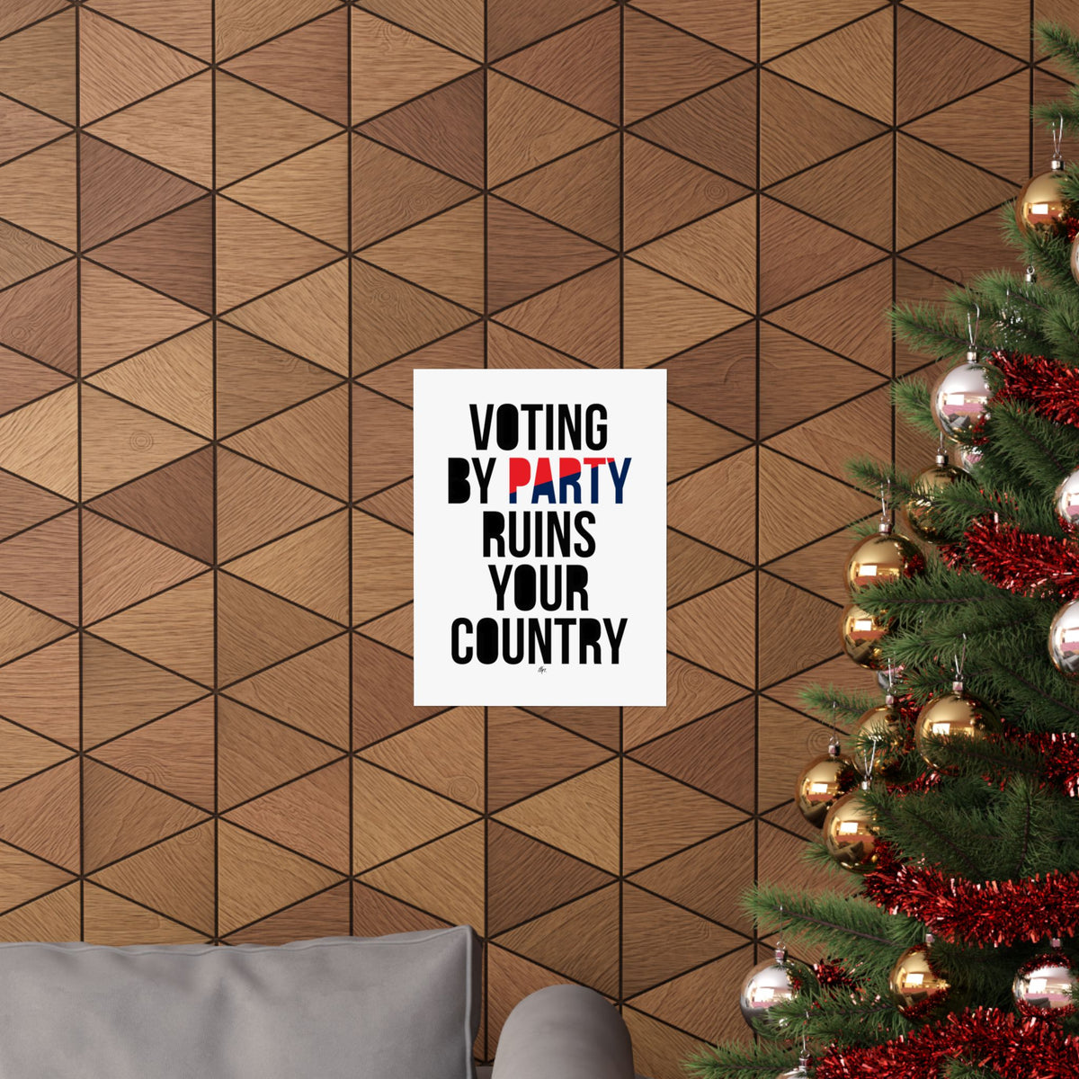 Voting by Party Poster